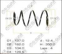 Пружина TG-CSS0006 / C4T-11981 * Ti·GUAR Пружина TG-CSS0006 / C4T-11981 * Ti·GUAR