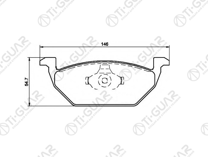 Тормозные колодки TG-0048/PN0148* Ti·GUAR Тормозные колодки TG-0048/PN0148* Ti·GUAR